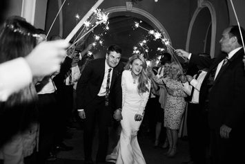 How to Master the Wedding Sparkler Exit